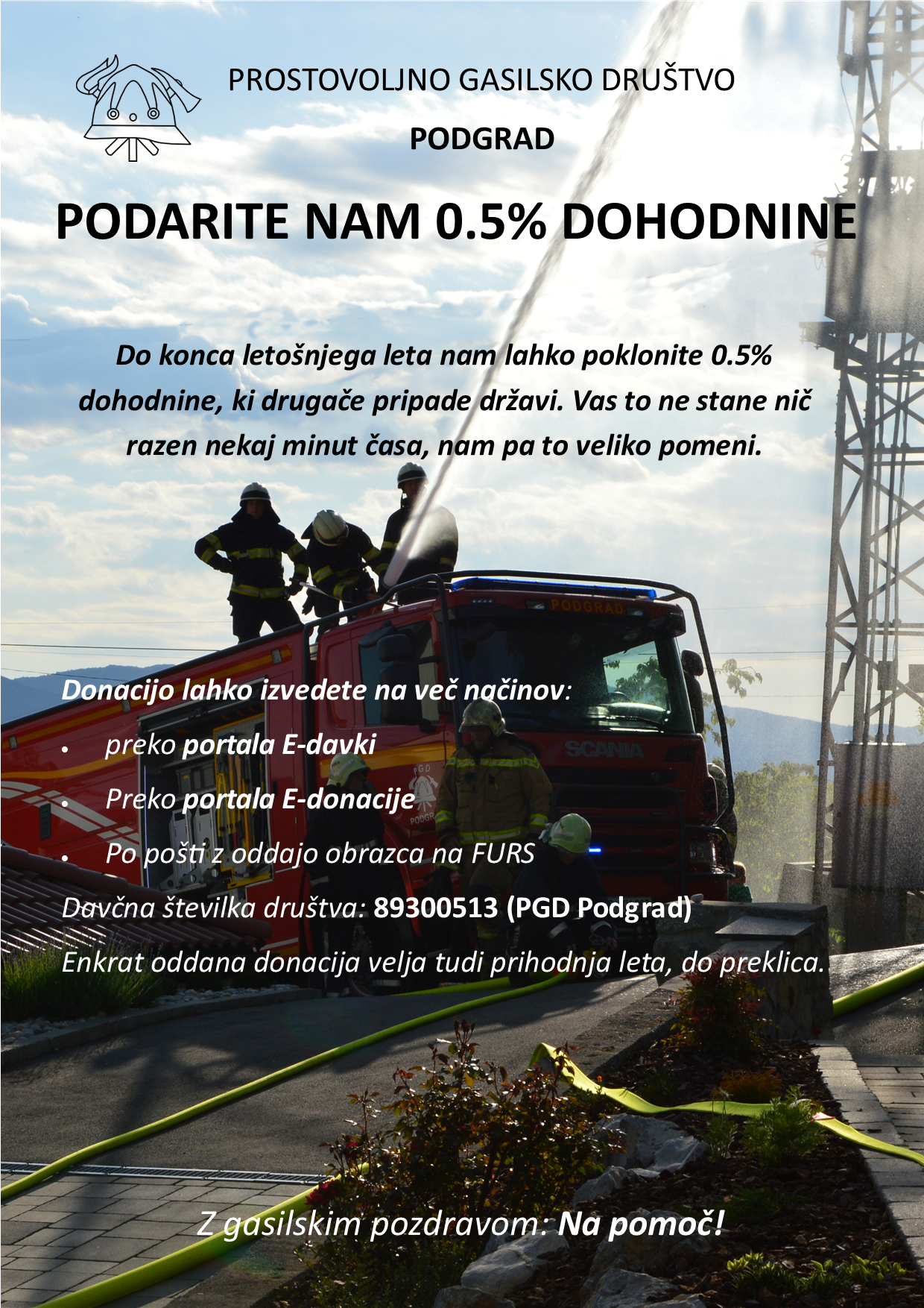 Podarite nam del dohodnine